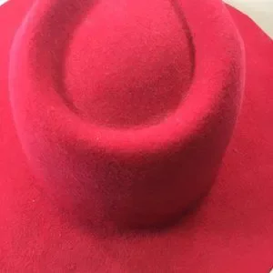Borsalino Calidad Superior Classic RED Felt Hat Peru Borsalino Calidad Superior Classic RED Felt Hat Peru  main image 3